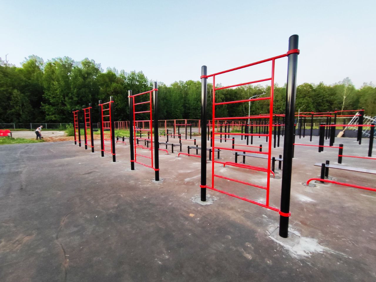 Установка и сборка спортивных комплексов для сдачи нормативов 