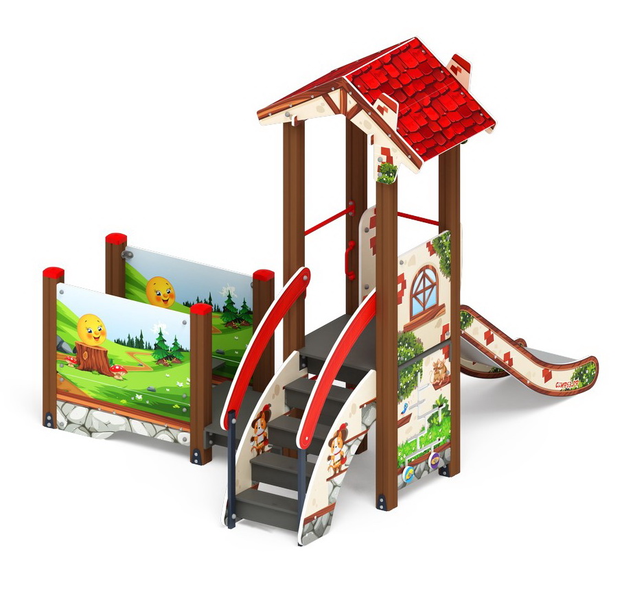 В ГОСТЯХ У СКАЗКИ детский игровой комплекс ДИК 1.05.01-05.С (H=900)