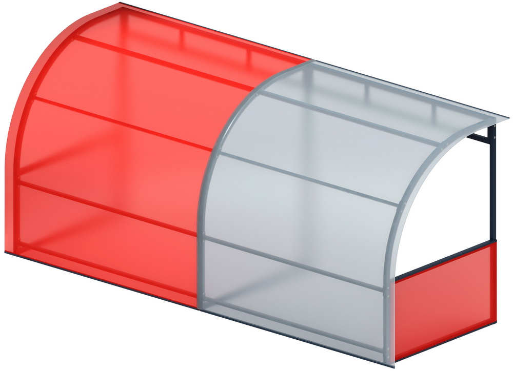 Теневой навес для колясок (2 секции) МФ 742.01