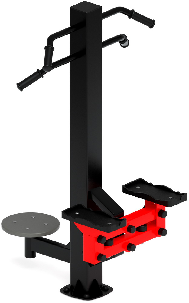 Тренажер уличный СТЕП+ТВИСТЕР (красный) СТ 019-11