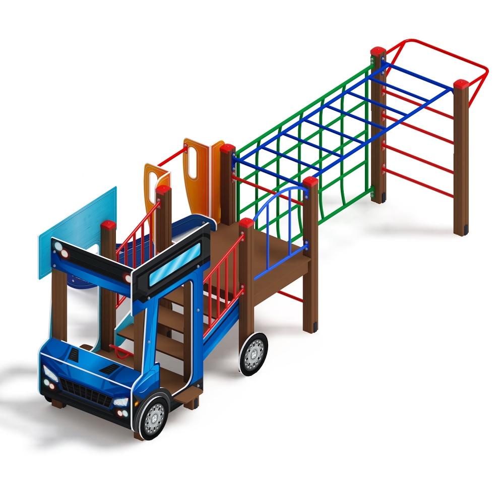 ГРУЗОВИЧОК детский игровой комплекс ДИК 1.03.2.03 (H=750)