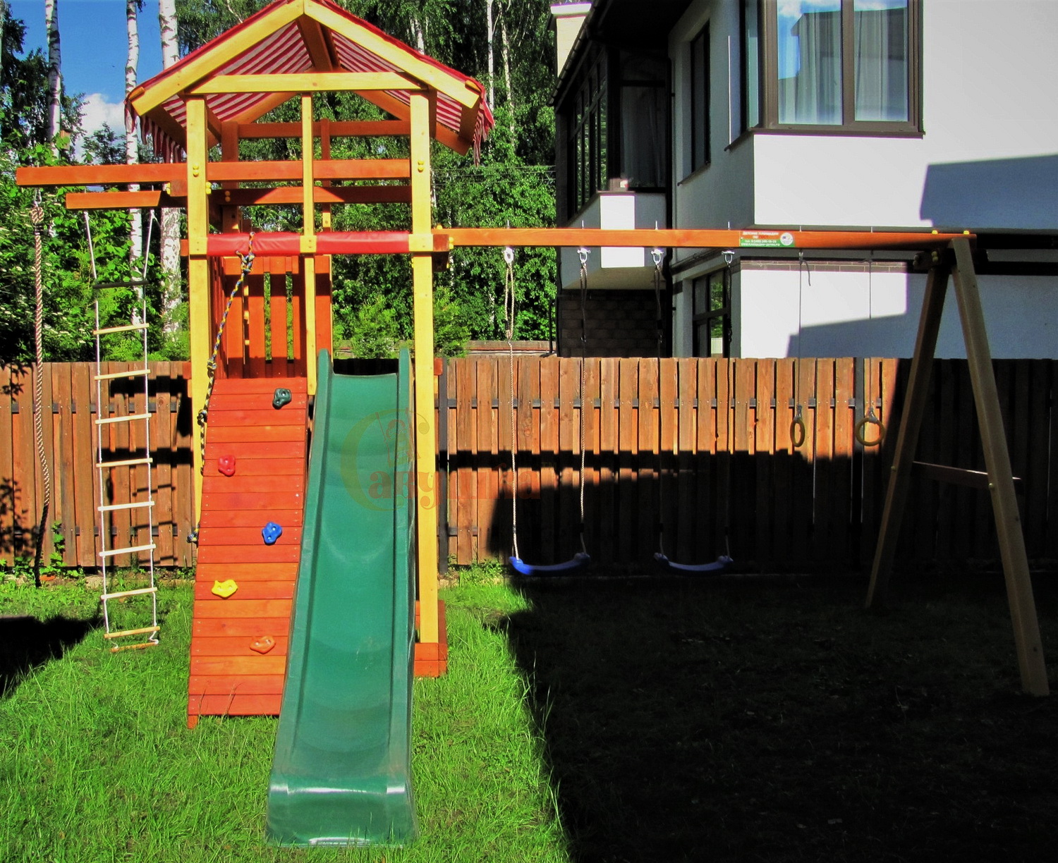 Детская площадка из дерева Савушка "4 сезона" - 3