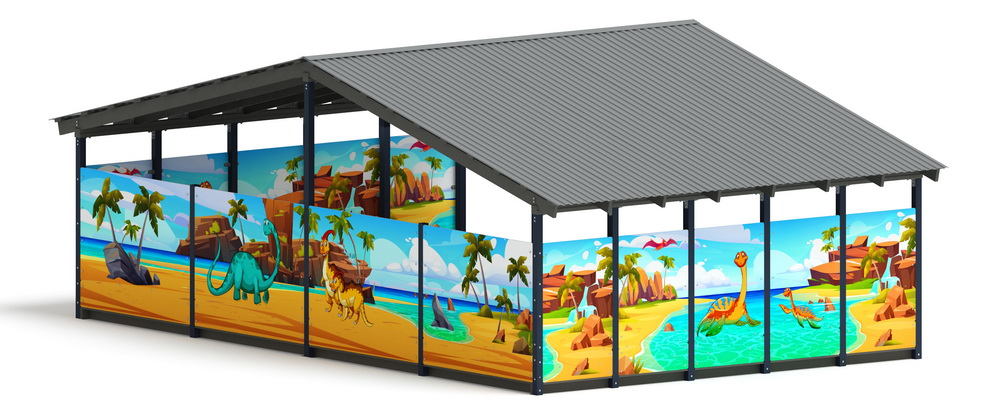 Теневой навес (Дино) МФ 70.8.5-13