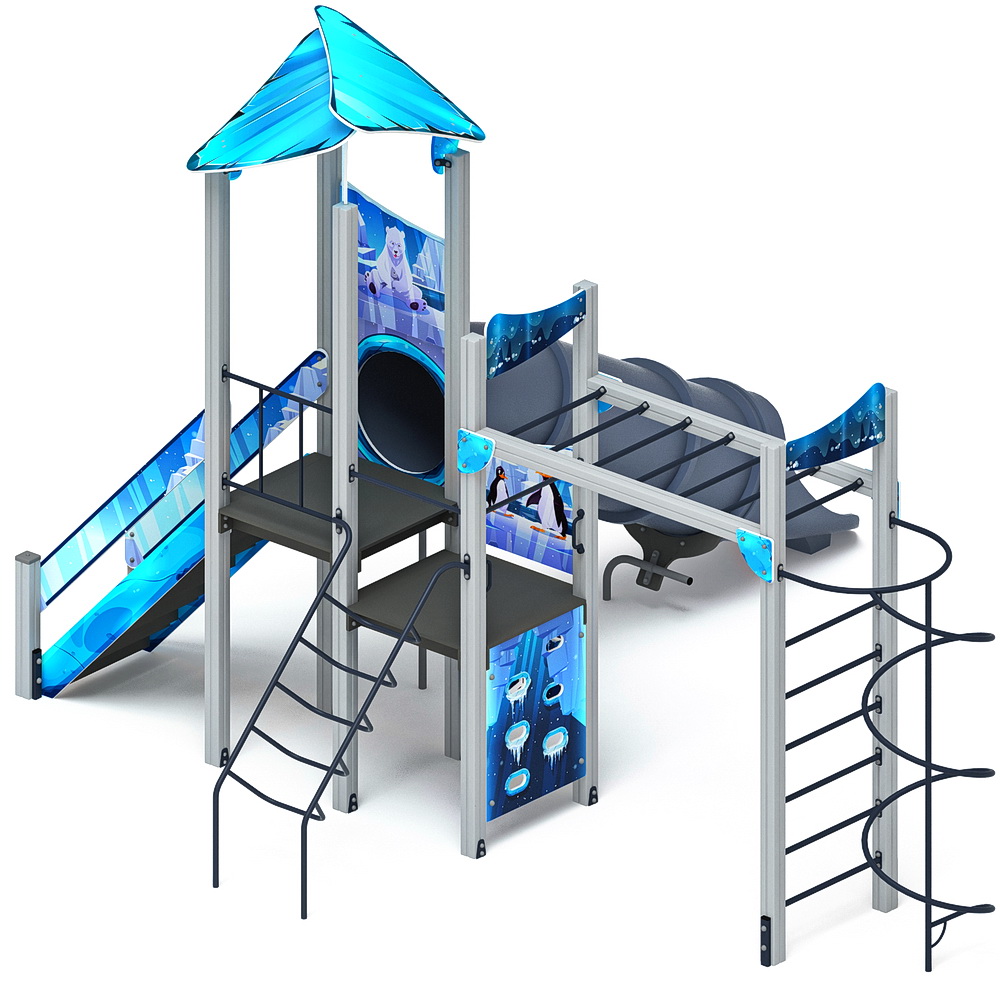 ВОЛШЕБНЫЙ ГОРОД детский игровой комплекс ДИК 2.19.04-02 (H=1500)