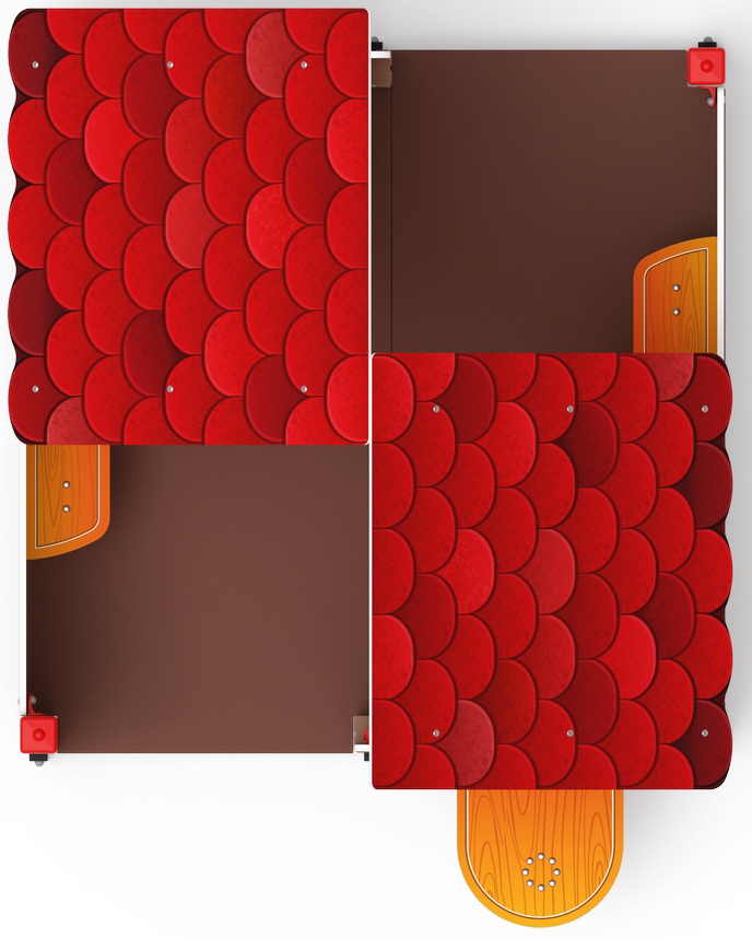 ТЕРЕМОК-БЕСЕДКА для детской площадки МФ 10.07.01-01