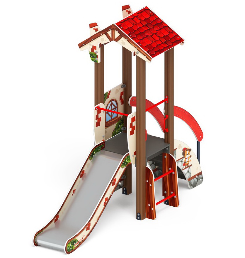В ГОСТЯХ У СКАЗКИ детский игровой комплекс ДИК 1.05.01-01.С (H=900)