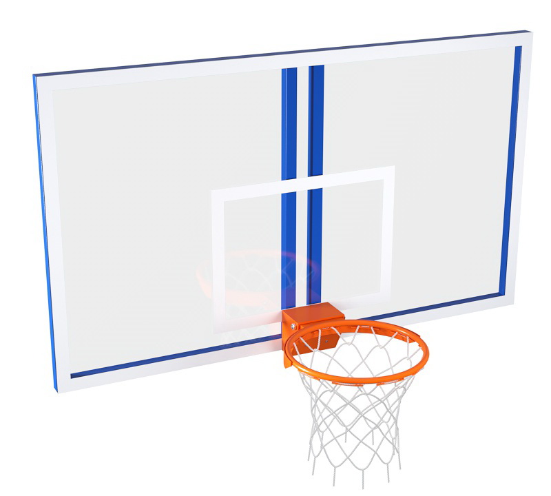 Игровой щит универсальный из оргстекла 10 мм с кольцом (на выбор)