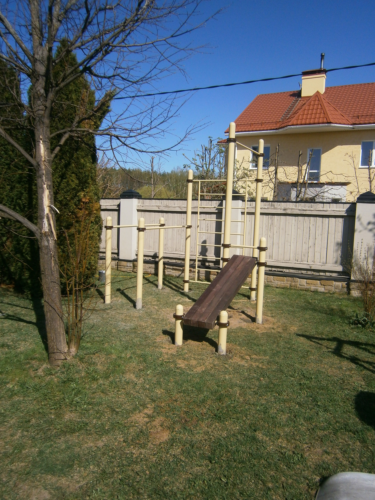 Комплекс турник, брусья, скамья для пресса, шведская стенка  Air-Gym YSK60