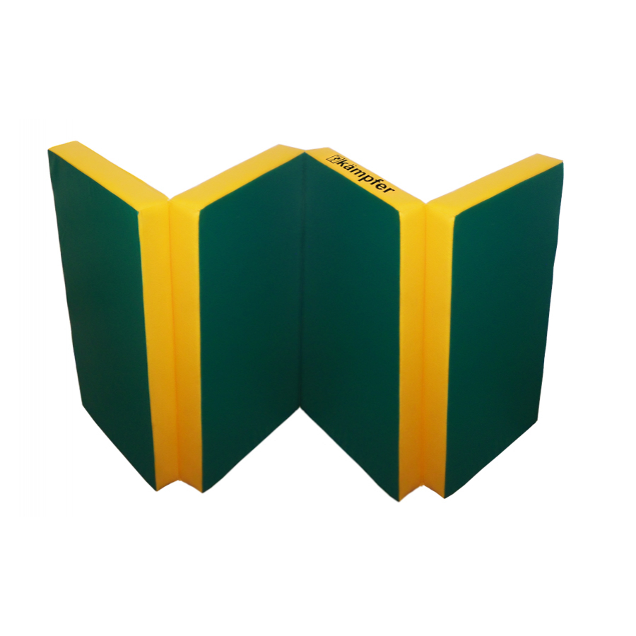 Мат №7 (200х100х10) Kampfer зеленый/желтый