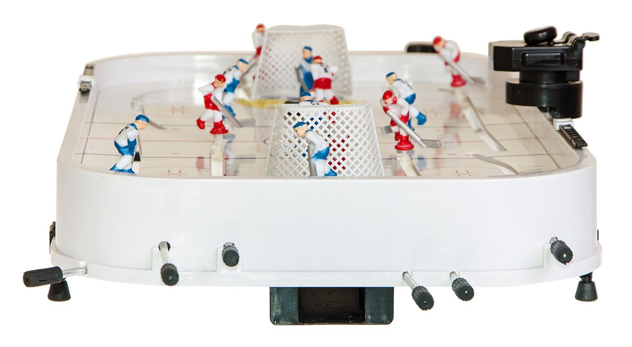 Настольный хоккей Юниор мини (58.5 x 31 x 11.8 см, цветной)
