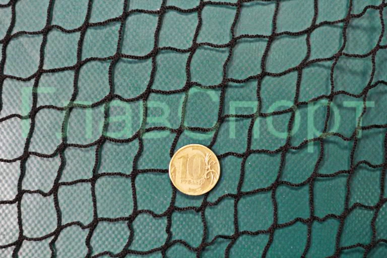 Сетка для бадминтона толщина нити 1,5 мм, трос металл (02.301)