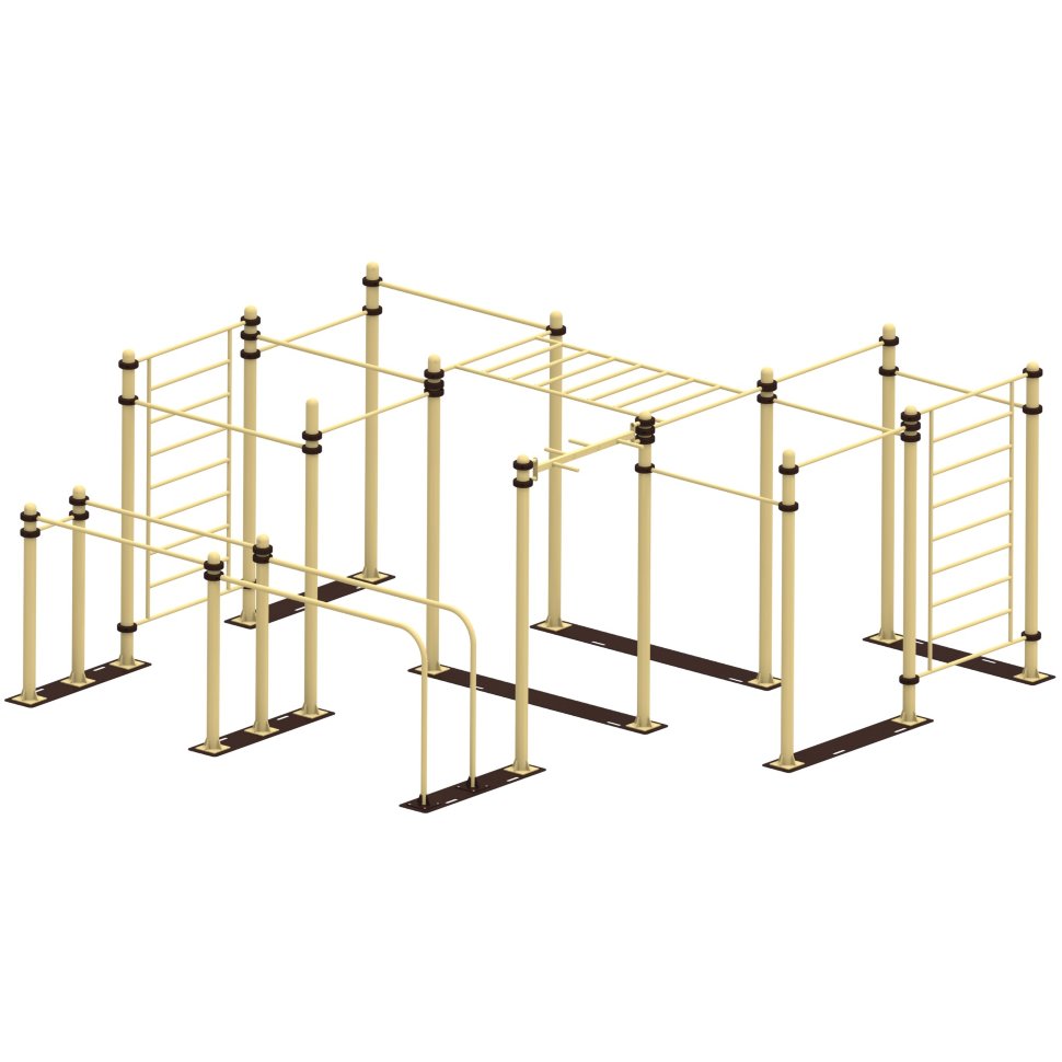 Мобильный комплекс для Воркаут Air-Gym  Стандарт-10