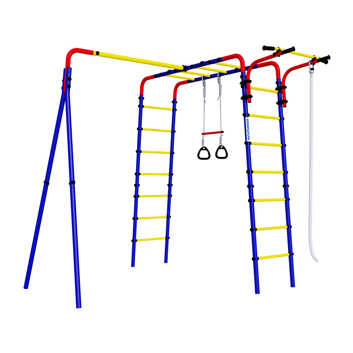 Спортивно-игровой комплекс ROMANA Веселая лужайка-2 R.103.25.04 (+ 1.Д-26.00 Качели фанерные)