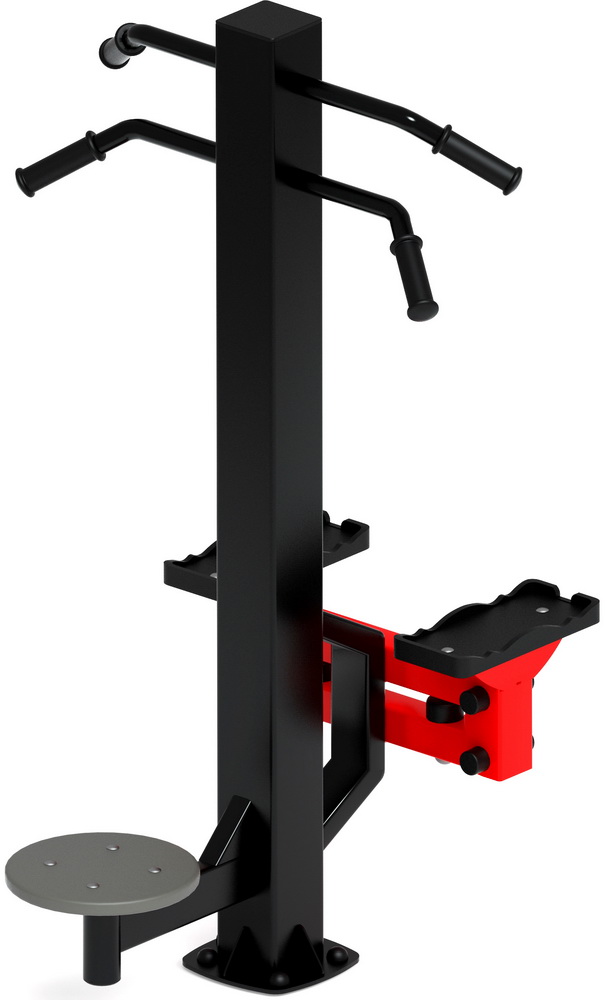 Тренажер уличный СТЕП+ТВИСТЕР (красный) СТ 019-11