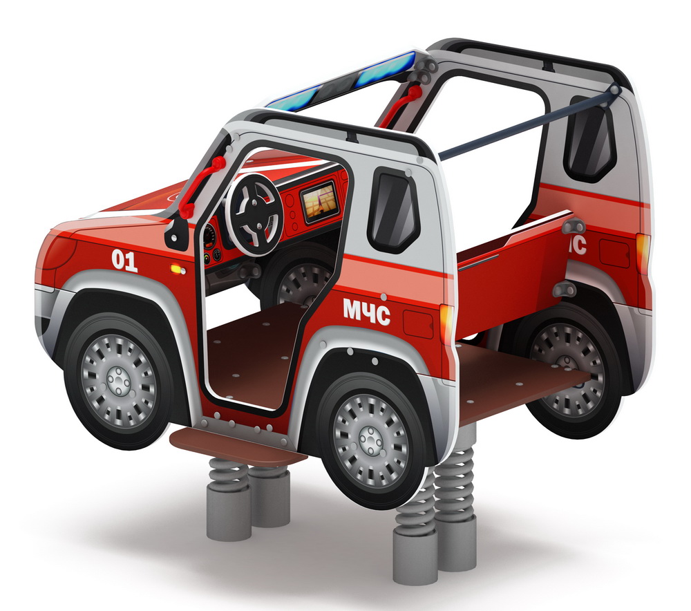 ДЖИП МЧС качалка на пружине ИО 23.03.05-12