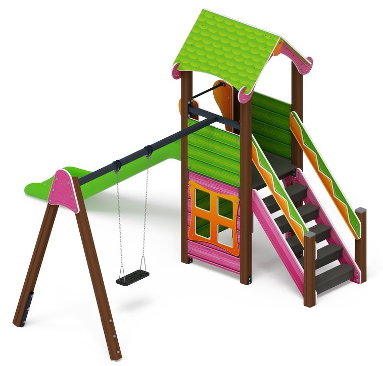 ЛУКОМОРЬЕ детский игровой комплекс ДИК 2.25.02-01 (H=1200)