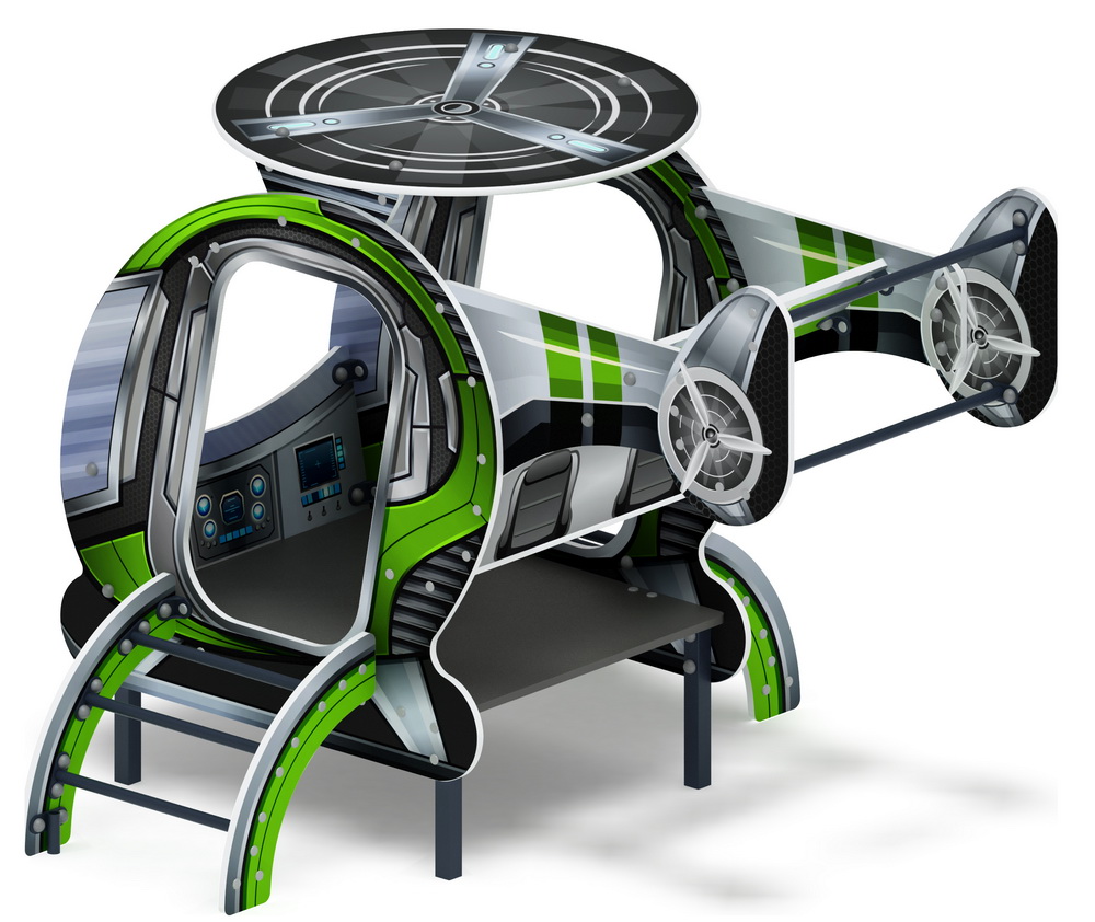 ВЕРТОЛЕТ (техно) игровая форма МФ 10.03.04-03