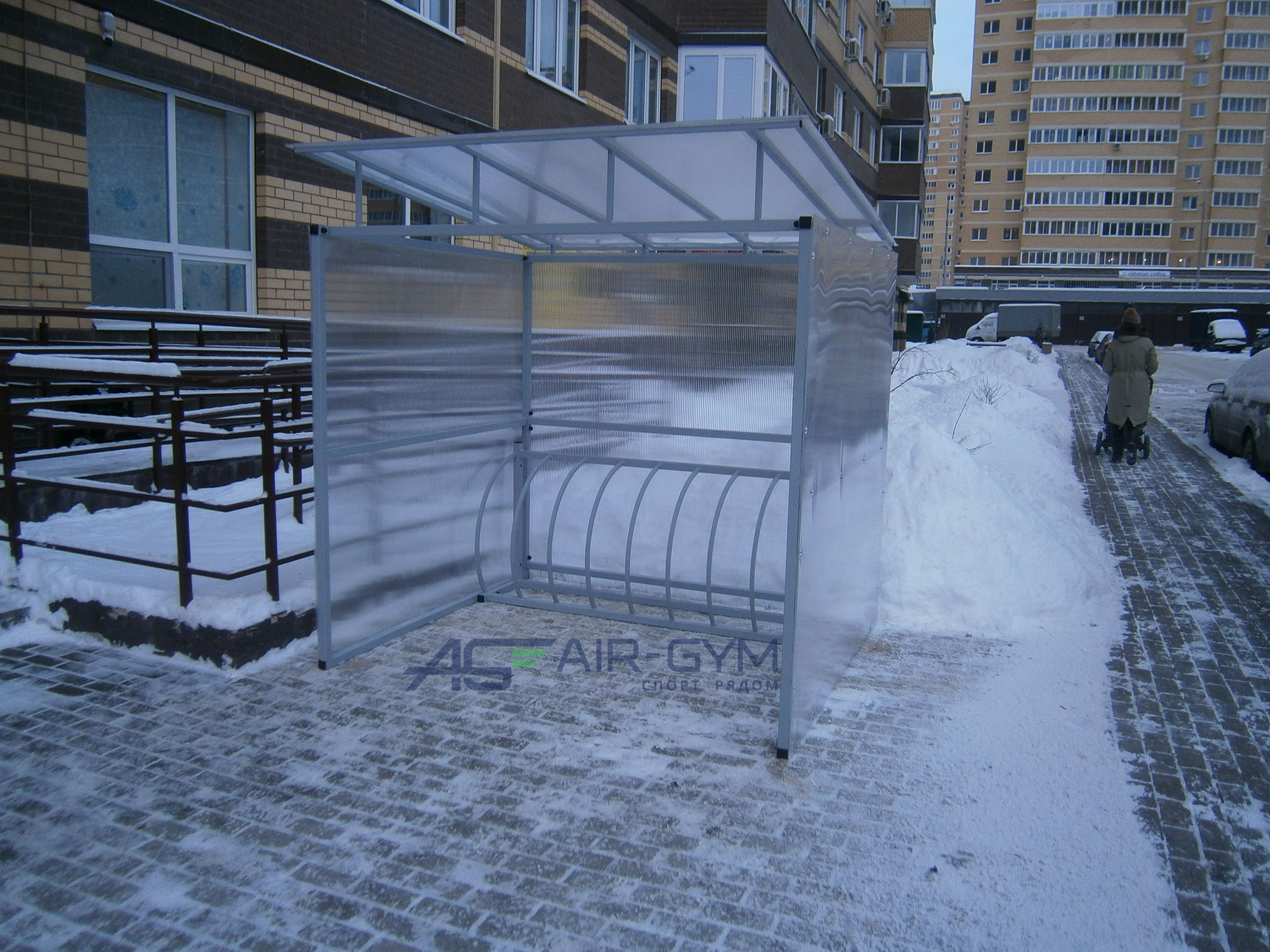 Парковка для велосипедов с навесом Air Gym Stolz