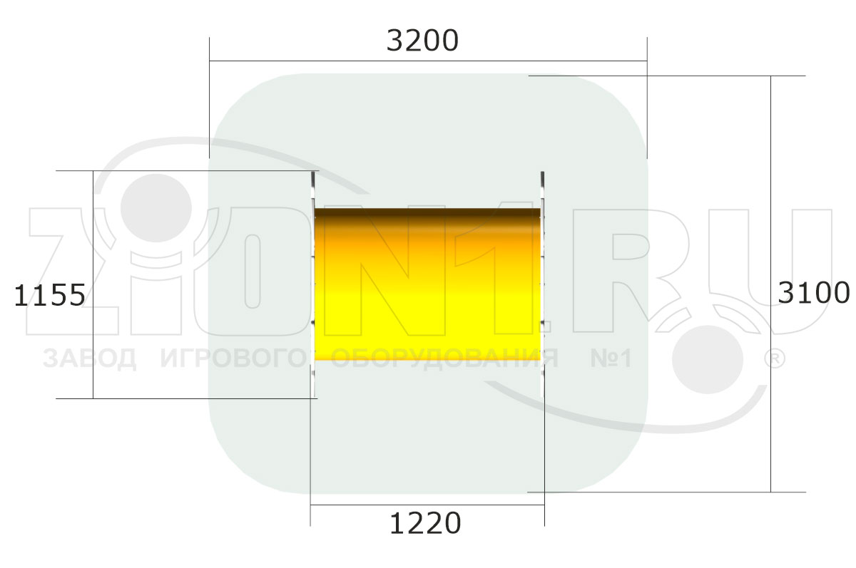 Лаз ZION Труба-Одуванчик (ЭЛ025)