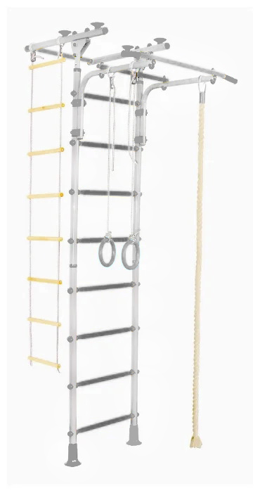 Детский спортивный комплекс ЮНЫЙ АТЛЕТ модель Пол-потолок-Т пастель