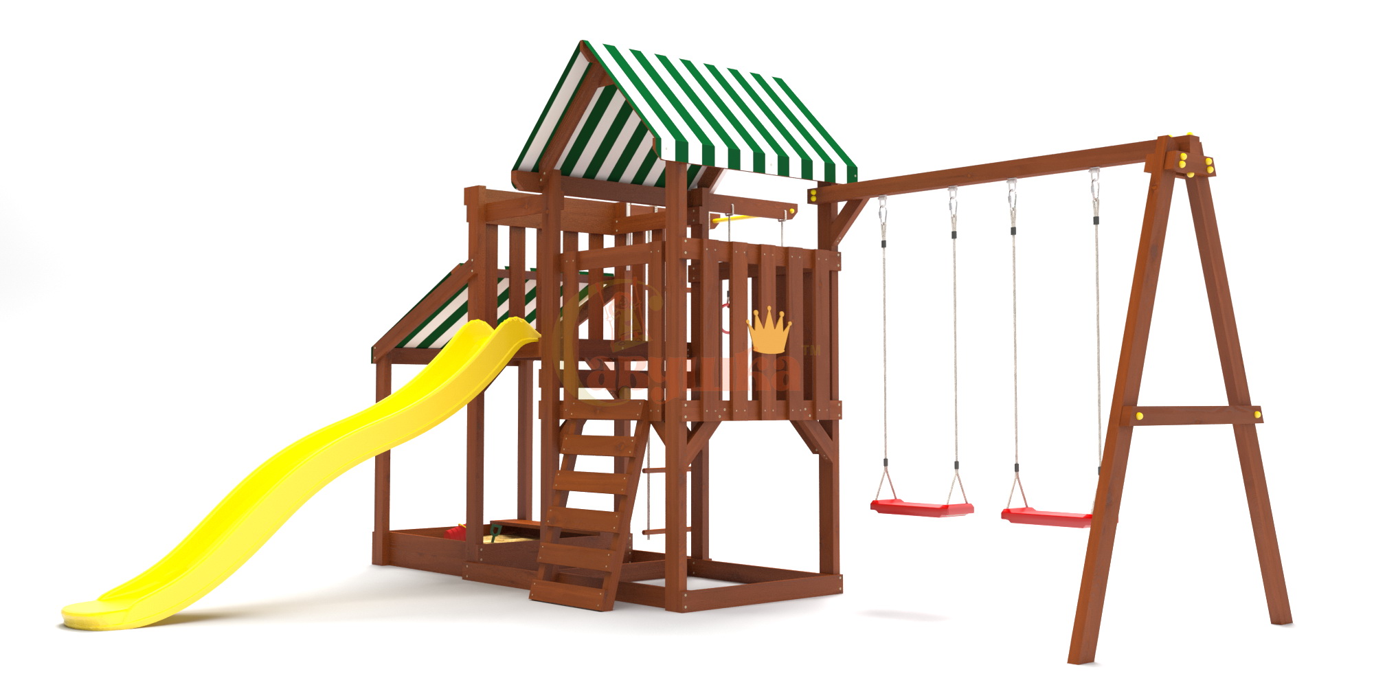 Детская площадка Савушка TooSun 3Plus с песочницей