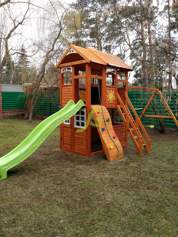 Детская площадка IgraGrad Клубный домик 2 с трубой Luxe