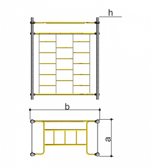 Рукоход с цепным лазом Romana 204.06.00