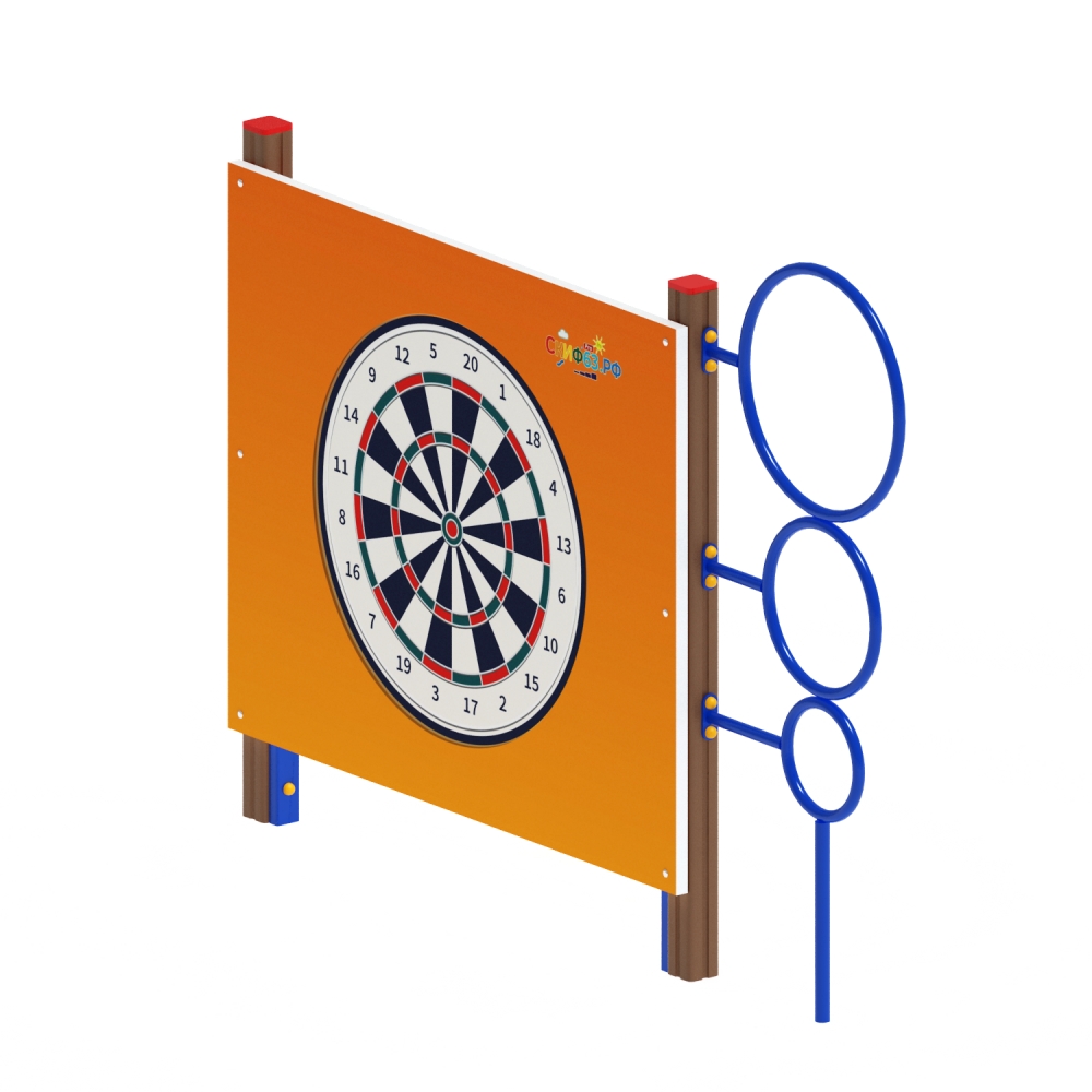 СТЕНКА ДЛЯ МЕТАНИЯ СО СТОЙКОЙ игровая форма СО 1.20.07