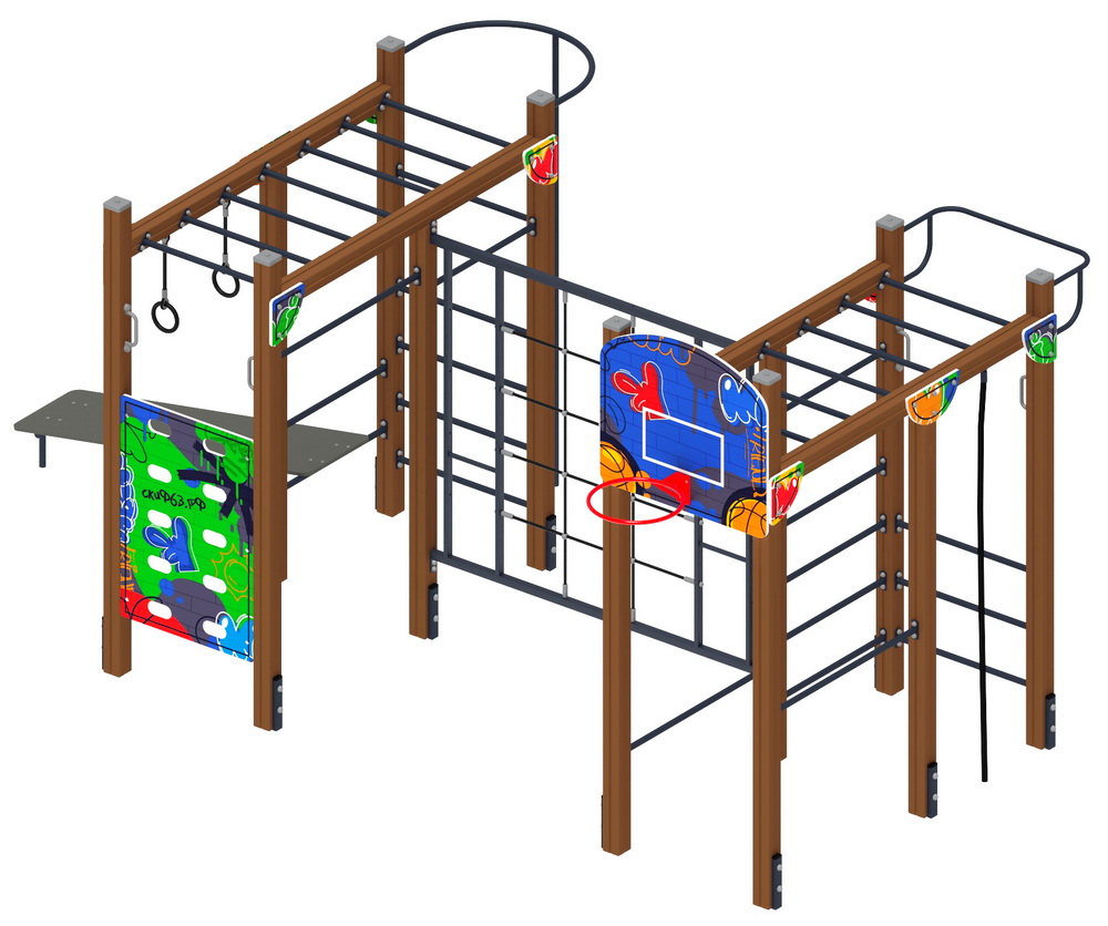 Детская площадка Спортивная серия СК 2.01.06-01