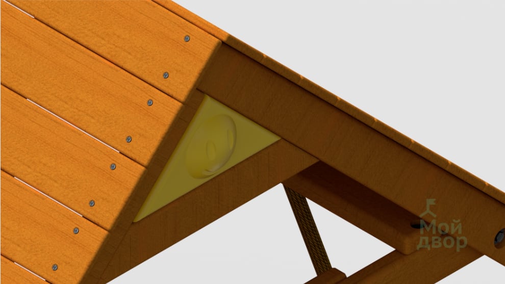 Детский деревянный игровой комплекс КРЕПОСТЬ СВОБОДЫ