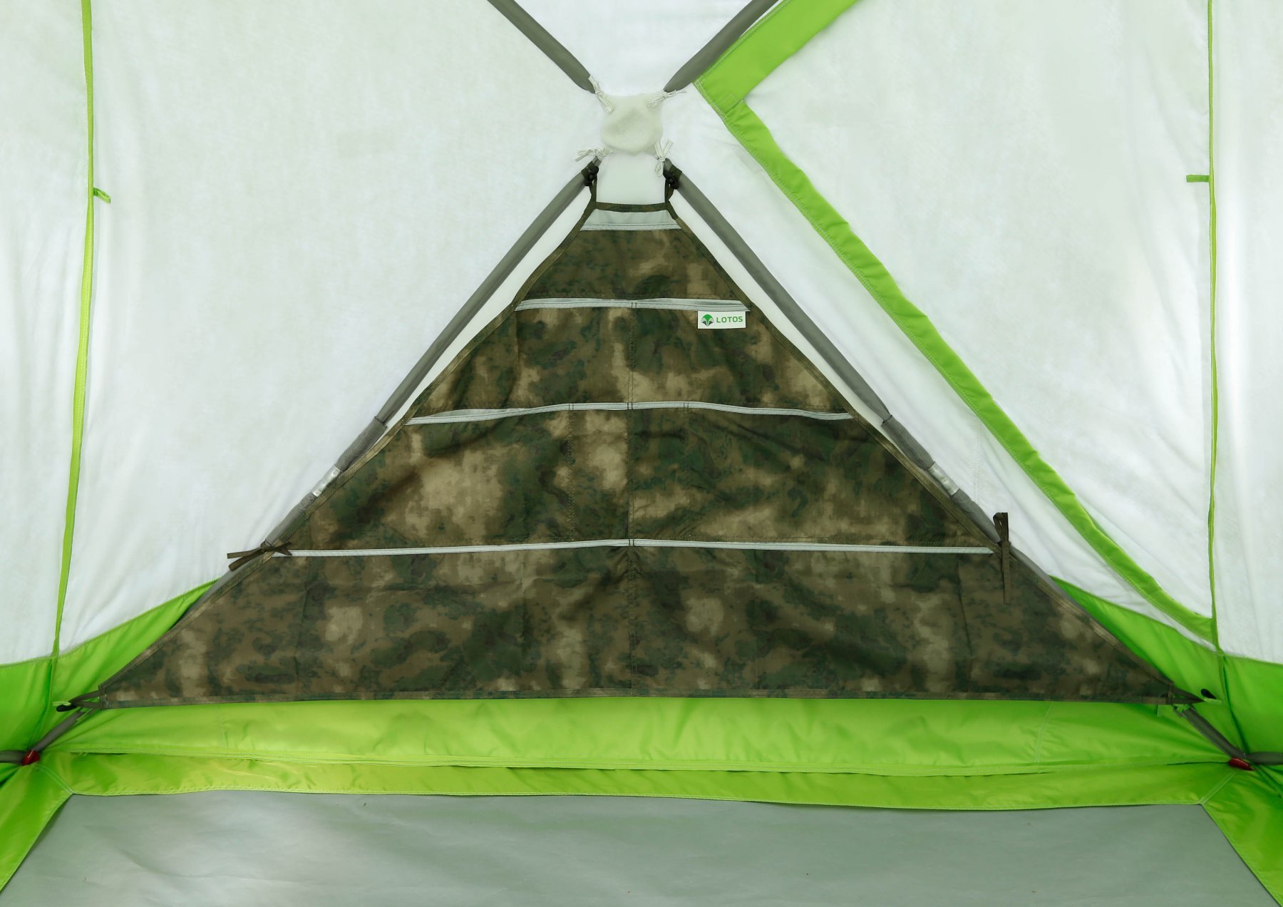 Зимняя палатка ЛОТОС Куб 4 Классик Термо (лонг) (утепленный тент; стеклокомпозитный каркас)