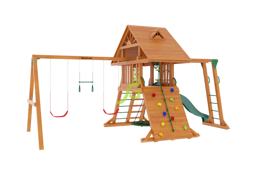 Детская площадка IgraGrad Крепость Фани с рукоходом (домик)