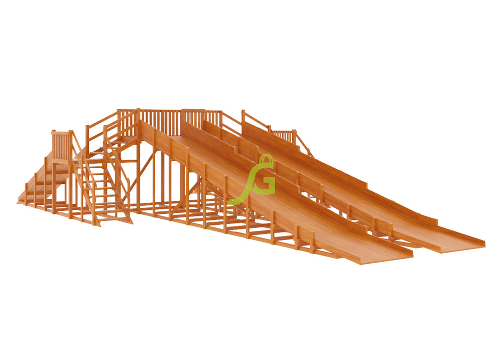 Зимняя горка Snow Fox, 4 ската