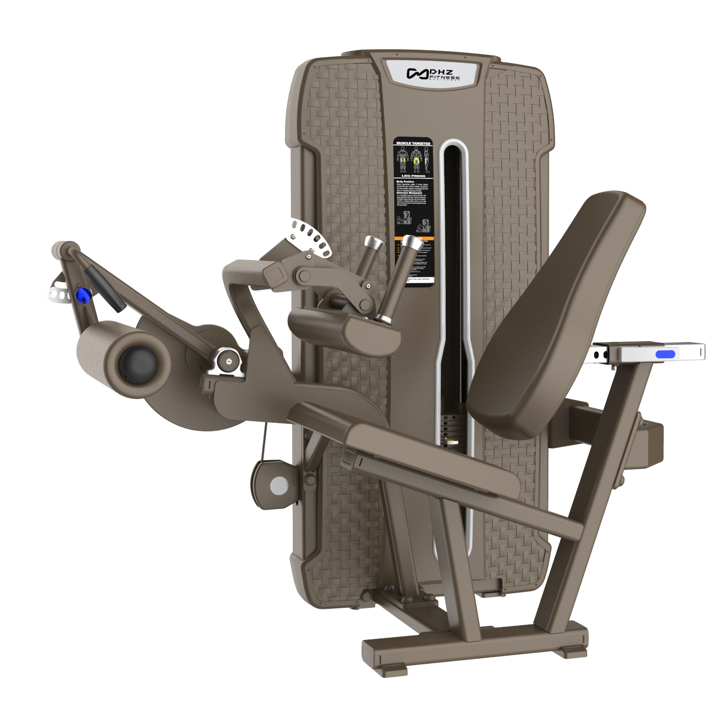 E-4023 Сгибание ног сидя. Стек 109 кг