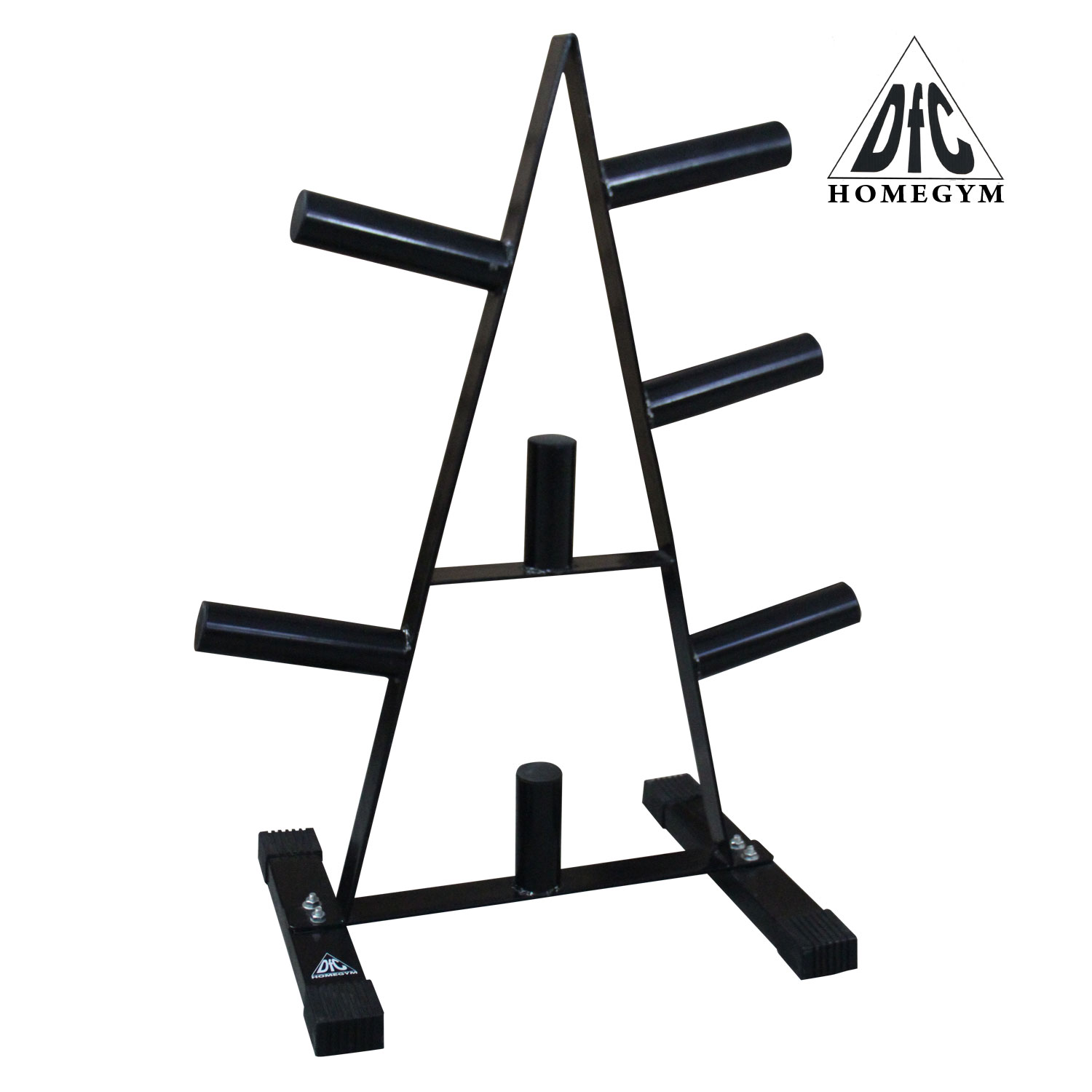 Стойка DFC Homegym RA002 для хранения дисков диаметром 50 мм - А-образная (на 7 позиций), черная