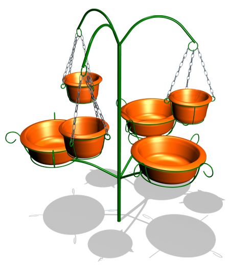 Цветочница парковая ZION ЦВ-5 (СП023)