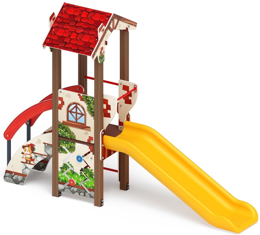 В ГОСТЯХ У СКАЗКИ детский игровой комплекс ДИК 1.05.01-21 (H=900)