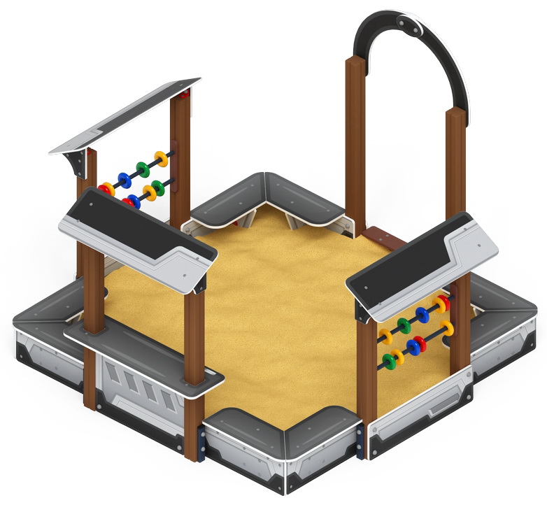 ТЕРЕМОК песочный дворик (Техно) ИО 6.01.04-04