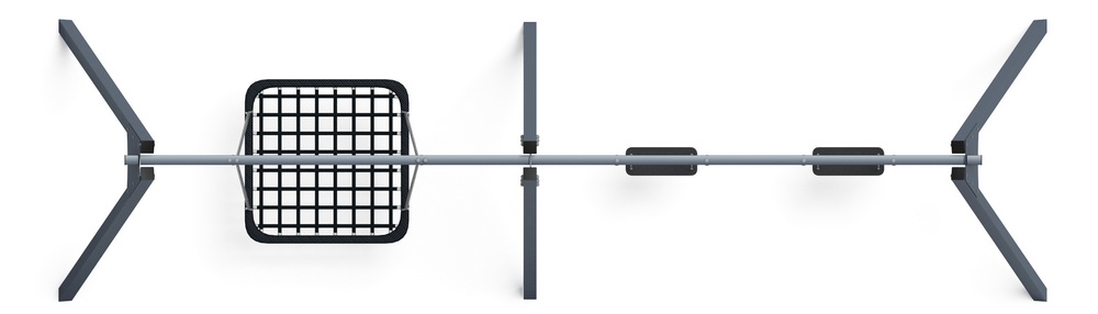 Качели М3 тройные ИО 13.М.06.03.03.01 (графит)