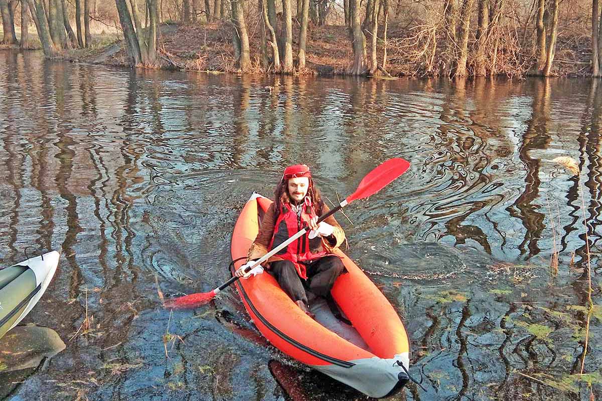 Весло для пакрафта пятисекционное RST Эко