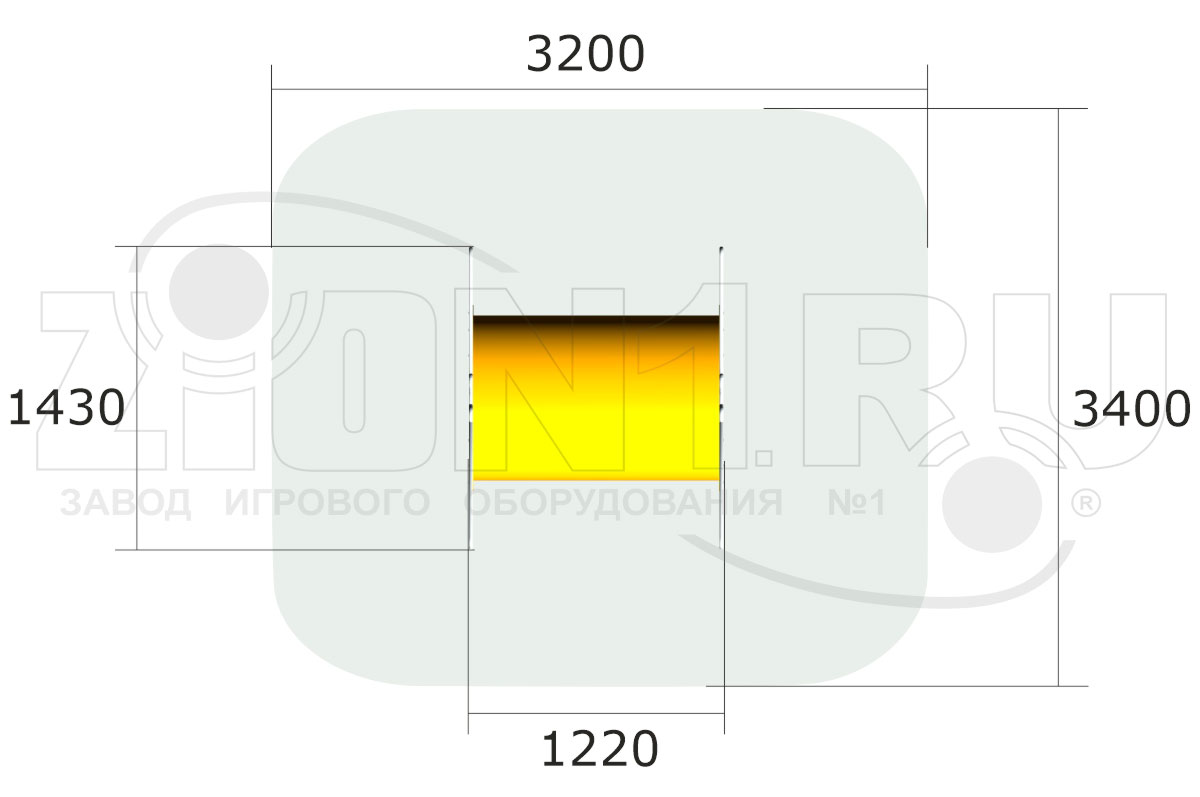 Лаз ZION Труба-Бабочка (ЭЛ024)
