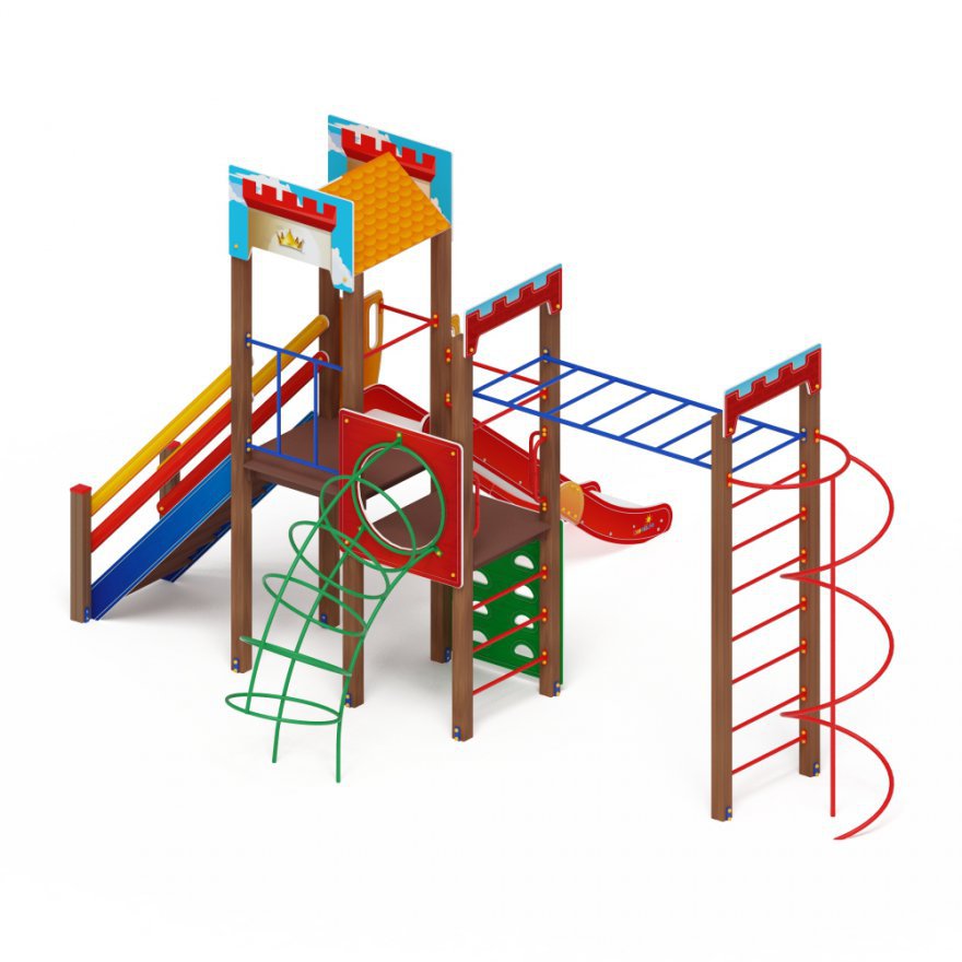 ЗАМОК детский игровой комплекс ДИК 2.18.03-01 (H=1500)