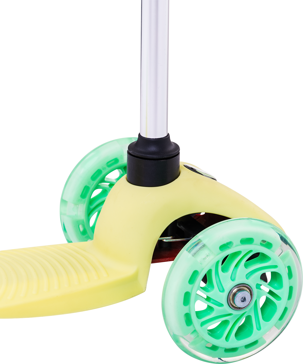 Самокат 3-колесный Zippy 3D, 120/80 мм, желтый