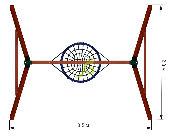 Качельный модуль Гнездо