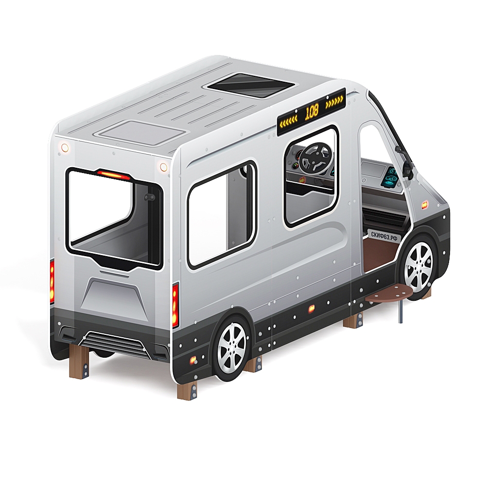 Беседка АВТОБУС для детской площадки МФ 10.03.13-02