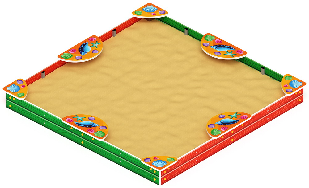 МАКСИ песочница (ракушки) ИО 5.01.04-01