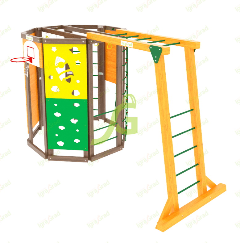 Детский спортивный комплекс WorkOut с рукоходом