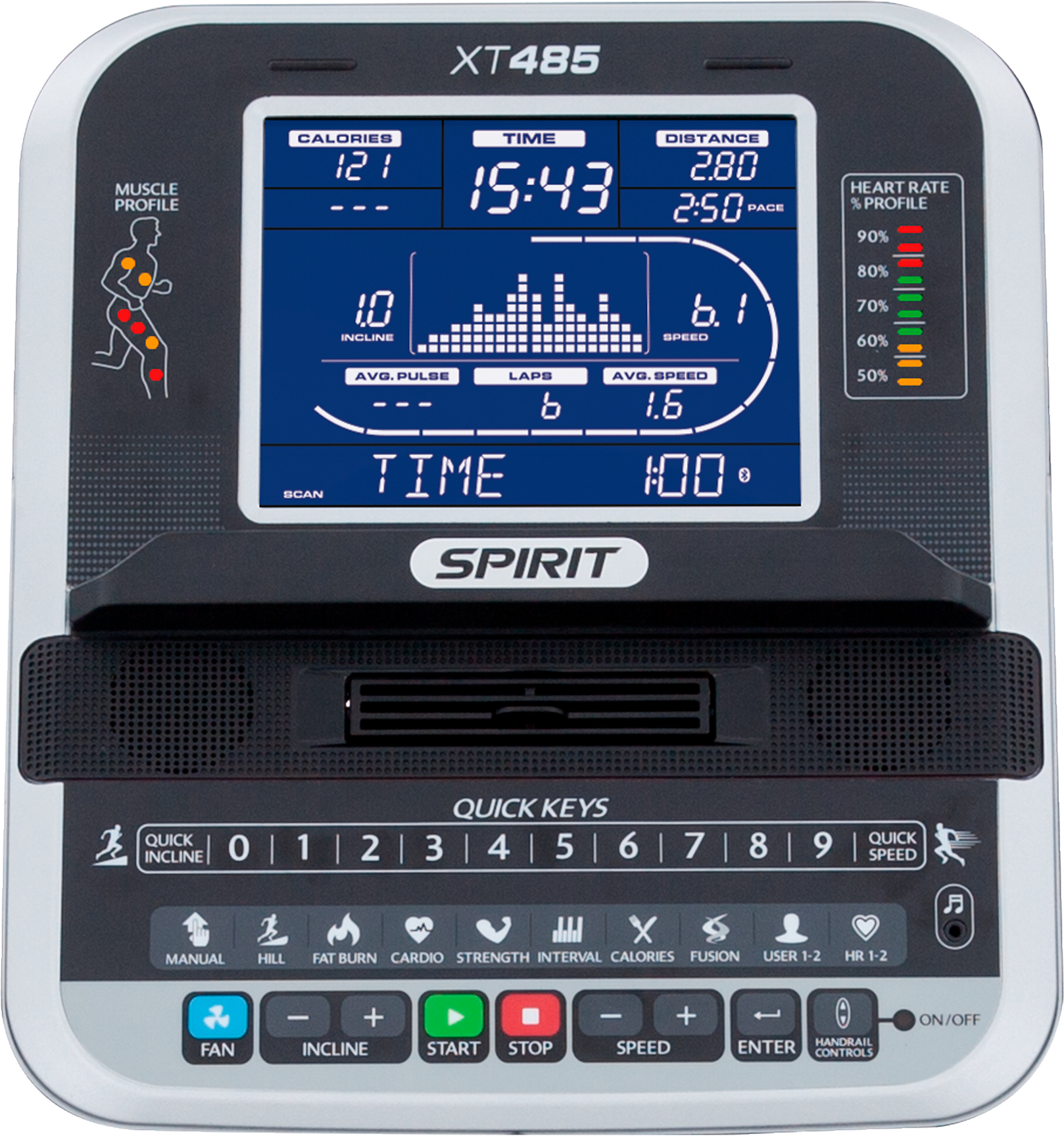 Беговая дорожка SPIRIT XT485