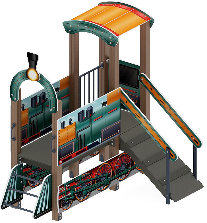 ПАРОВОЗИК МИНИ игровая форма МФ 10.03.05-12