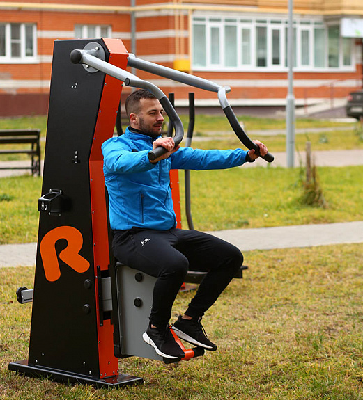 Тренажер уличный ЖИМ ОТ ГРУДИ  Romana 207.19.10